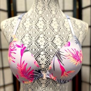 PINK Hibiscus Bra
